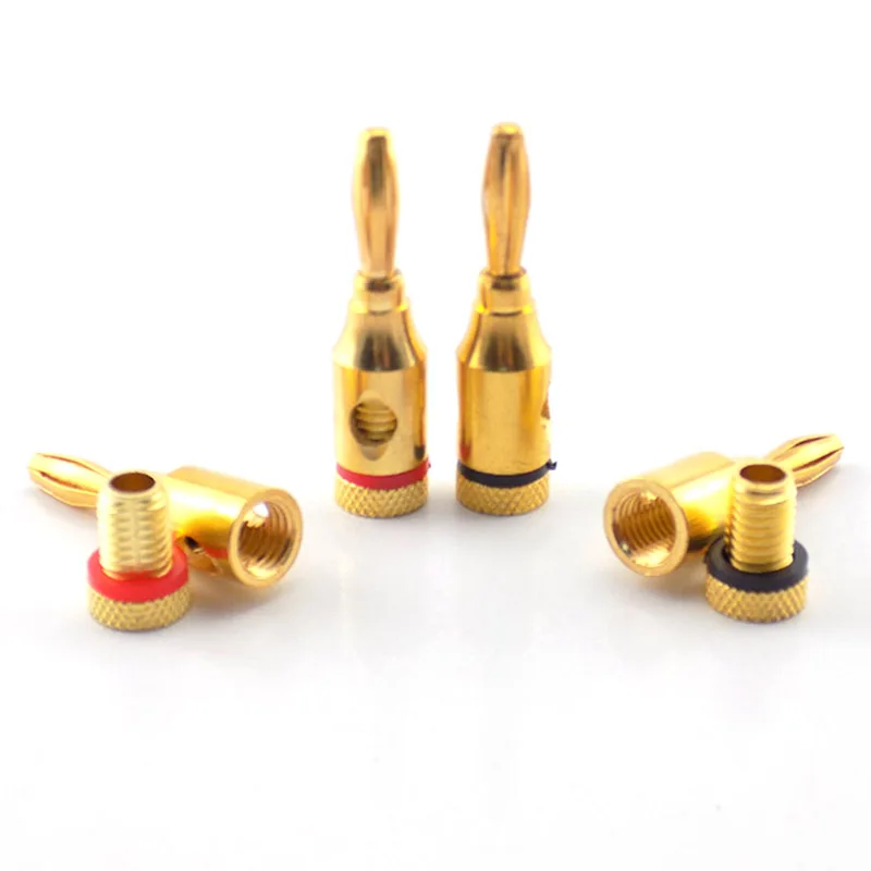 4mm Banana Plug red black Gold-Plated Connector Copper Musical Audio Speaker Cable Wire Plugs Accessories M20
4mm Banana Plug red black Gold-Plated Connector Copper Musical Audio Speaker Cable Wire Plugs Accessories M20
