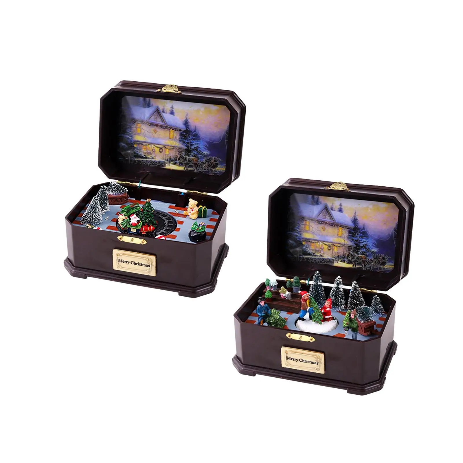 Вращающаяся музыкальная шкатулка, Европейская настольная винтажная музыкальная шкатулка для оформления интерьера 
Вращающаяся музыкальная шкатулка, Европейская настольная винтажная музыкальная шкатулка для оформления интерьера