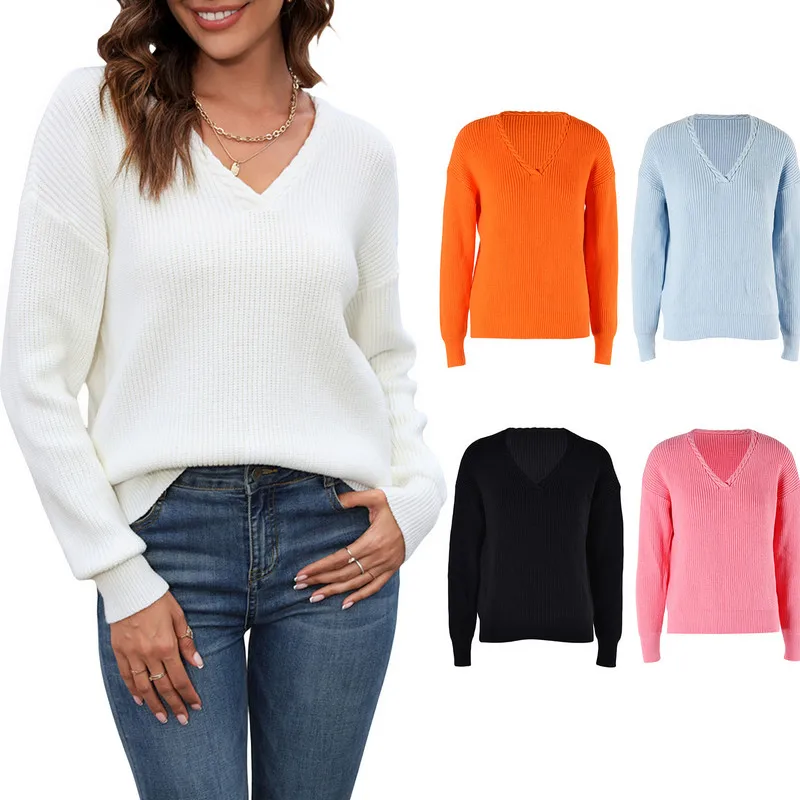 Fashion Women Sweaters 2023 Autumn Winter Clothes y2k Fluffy Cable Pullover Solid Color Long Sleeve Knitwear Tops Streetwear 
Fashion Women Sweaters 2023 Autumn Winter Clothes y2k Fluffy Cable Pullover Solid Color Long Sleeve Knitwear Tops Streetwear