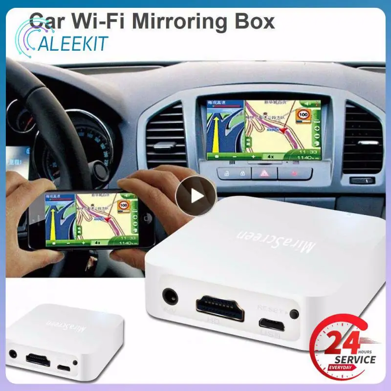 

MiraScreen X7 Car Multimedia Display Device Dongle WiFi 1080P Mirror Box Airplay Cables Adapters Sockets Car Electronics