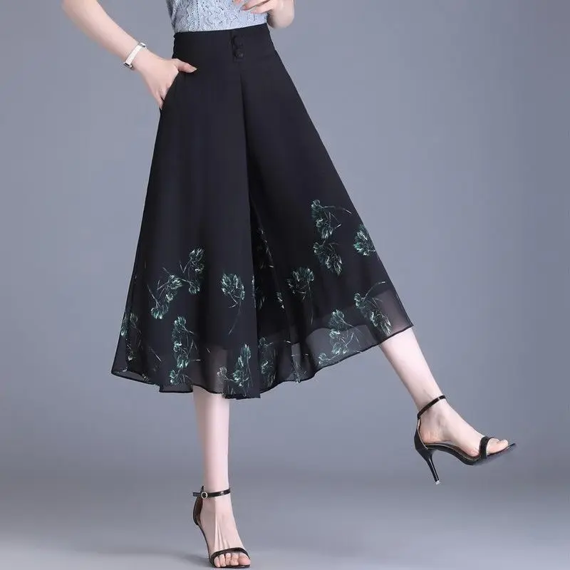 2024 Summer Women Fashion Solid Color Thin Trousers Female Loose Chiffon Pants Ladies High Waist Wide-leg Skirt Pants N52
2024 Summer Women Fashion Solid Color Thin Trousers Female Loose Chiffon Pants Ladies High Waist Wide-leg Skirt Pants N52