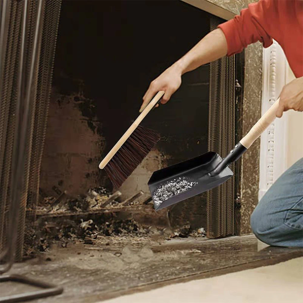 Durable Clean Tools Shovel Black+Wood Color Brush Set Carbon Steel Fireplace Ash Shovel Home Fireplaces Clean Tools
Durable Clean Tools Shovel Black+Wood Color Brush Set Carbon Steel Fireplace Ash Shovel Home Fireplaces Clean Tools