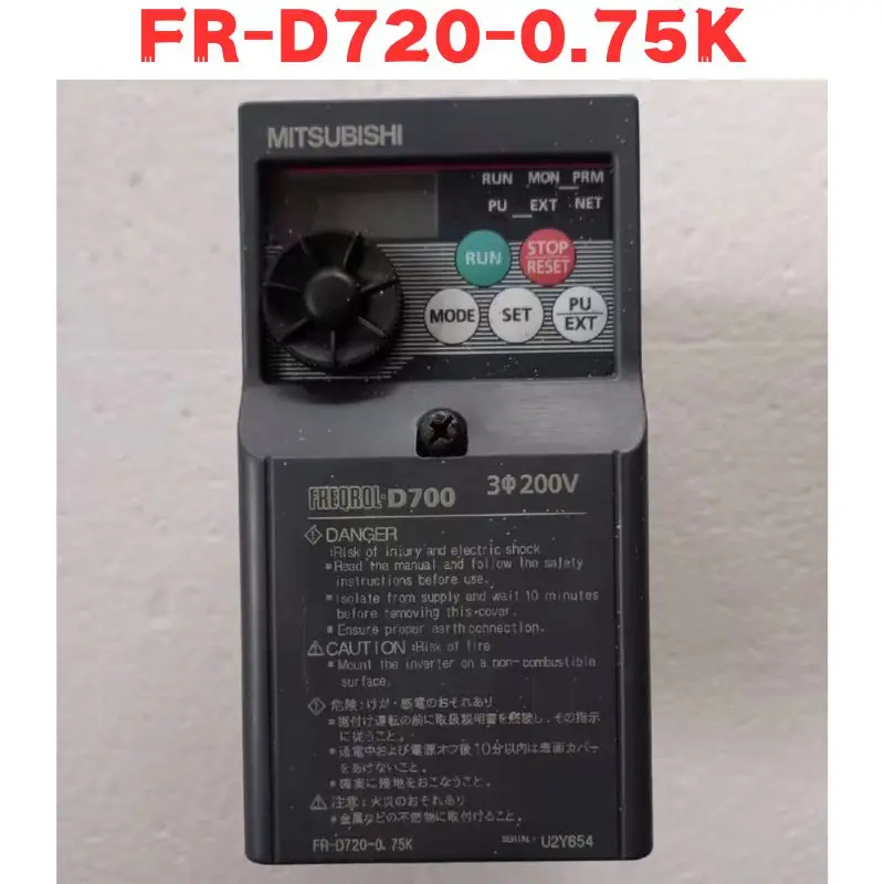 

Second-hand FR-D720-0.75K FR D720 0.75K Inverter Tested OK