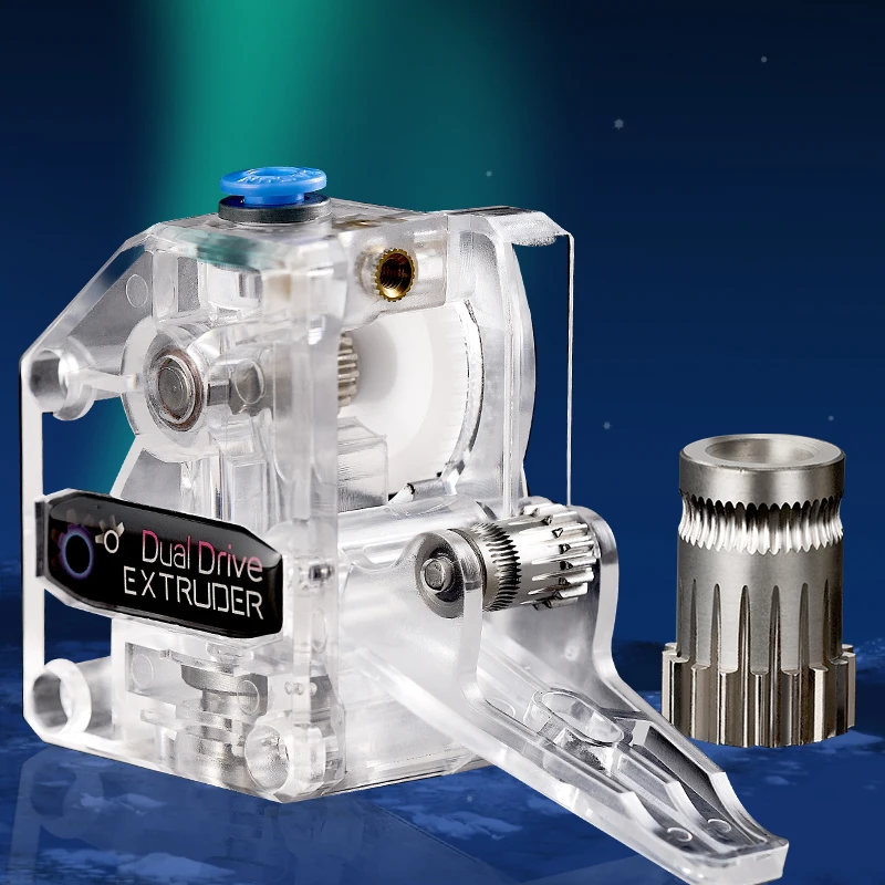 DDE Cloned Btech Dual Drive Bowden Direct Extruder for 3D Printer MK8 V6 Ender-3 CR10 For 1.75mm TPU/TPE Flexible Filament
DDE Cloned Btech Dual Drive Bowden Direct Extruder for 3D Printer MK8 V6 Ender-3 CR10 For 1.75mm TPU/TPE Flexible Filament