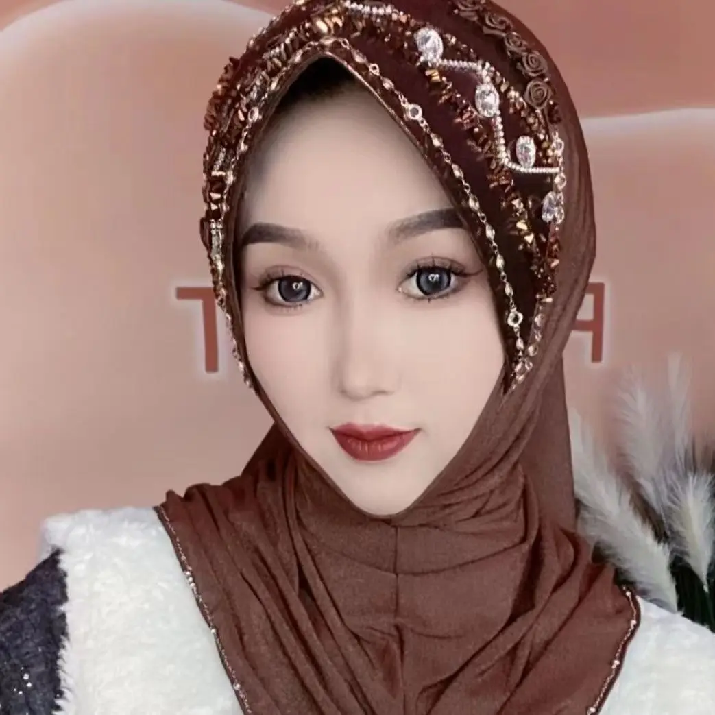 

Hijab Muslim Women Shawl Headscarf Freeshipping Luxury Tassels Chiffon Scarf Malaysia Prayer Kufi Islam Saudi Arabia Fashion