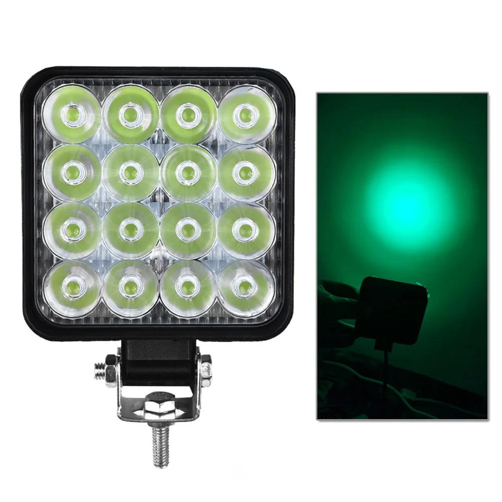 1Pcs LED Green Work Lights Waterproof 48W Spotlight Off Road Headlights 12V 24V 6000K Led Work Light For Tractor ATV UTV Truck
1Pcs LED Green Work Lights Waterproof 48W Spotlight Off Road Headlights 12V 24V 6000K Led Work Light For Tractor ATV UTV Truck