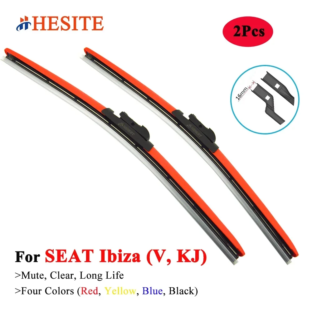 HESITE Colorful Wiper Blades For SEAT Ibiza V KJ 6F Hatchback 2017 2018 2019 2020 2021 2022 2023 Car Windshield Hybrid Brushes
HESITE Colorful Wiper Blades For SEAT Ibiza V KJ 6F Hatchback 2017 2018 2019 2020 2021 2022 2023 Car Windshield Hybrid Brushes