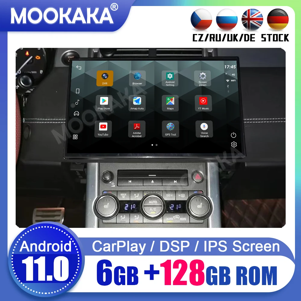 Android 11.0 8G+128GB For Land Rover Range Rover Evoque LRX L538 2012-2019 Car Radio Multimedia Player Auto Stereo GPS Head Unit
Android 11.0 8G+128GB For Land Rover Range Rover Evoque LRX L538 2012-2019 Car Radio Multimedia Player Auto Stereo GPS Head Unit