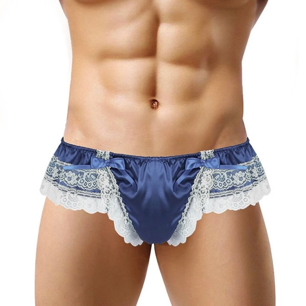 Men's Lace T Pants Sexy Underwear Night Club Performance T-pants Butt Panties Servant Role Play Maid
Men's Lace T Pants Sexy Underwear Night Club Performance T-pants Butt Panties Servant Role Play Maid