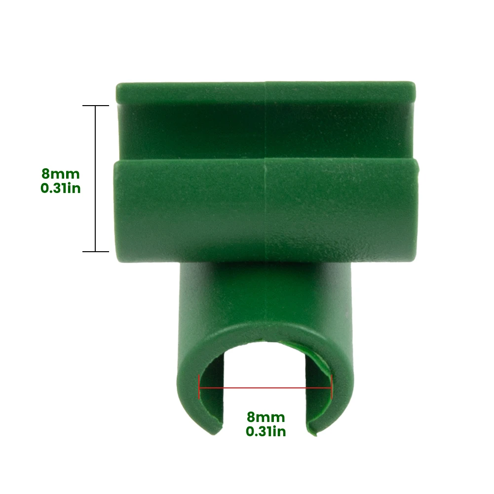 Plant Buckle 50pcs Connectors Fixed Garden Poles For 8mm Diameter Stakes For Orchards Sun Protection Pole Connectors
Plant Buckle 50pcs Connectors Fixed Garden Poles For 8mm Diameter Stakes For Orchards Sun Protection Pole Connectors