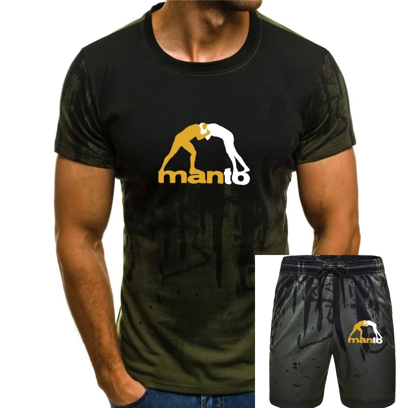 

New MANTO Brazilian Jiu Jitsu Men's Black T-Shirt Size S-3XL Print T Shirt Mens Short Sleeve Hot Tees Streetwear