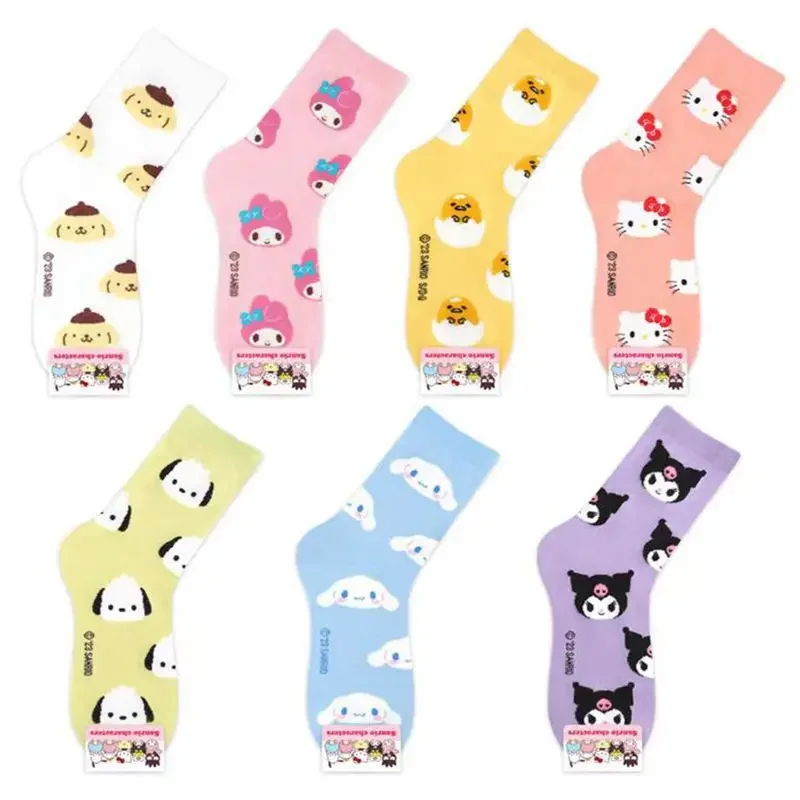 Kawali Sanrio Hellokitty Kuromi My Melody Cinnamoroll понравились Гудетама хлопковые носки для отдыха милый мультяшный подарок для девочек на день рождения
Kawali Sanrio Hellokitty Kuromi My Melody Cinnamoroll понравились Гудетама хлопковые носки для отдыха милый мультяшный подарок для девочек на день рождения