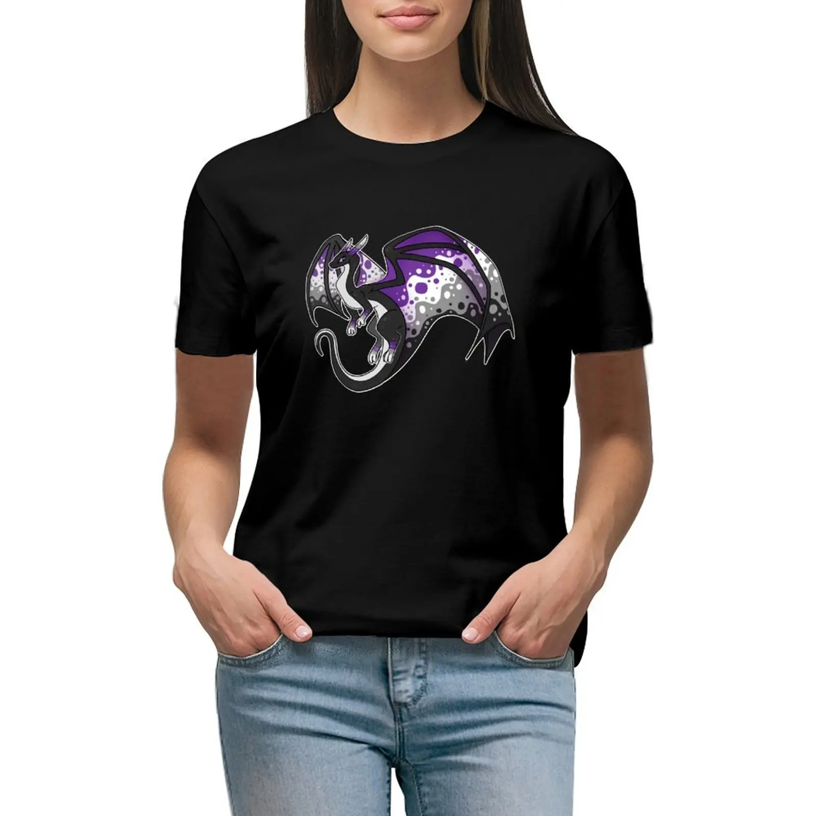 Asexual Dragon Friend (old version) T-shirt shirts graphic tees female summer clothes Women tops
Asexual Dragon Friend (old version) T-shirt shirts graphic tees female summer clothes Women tops