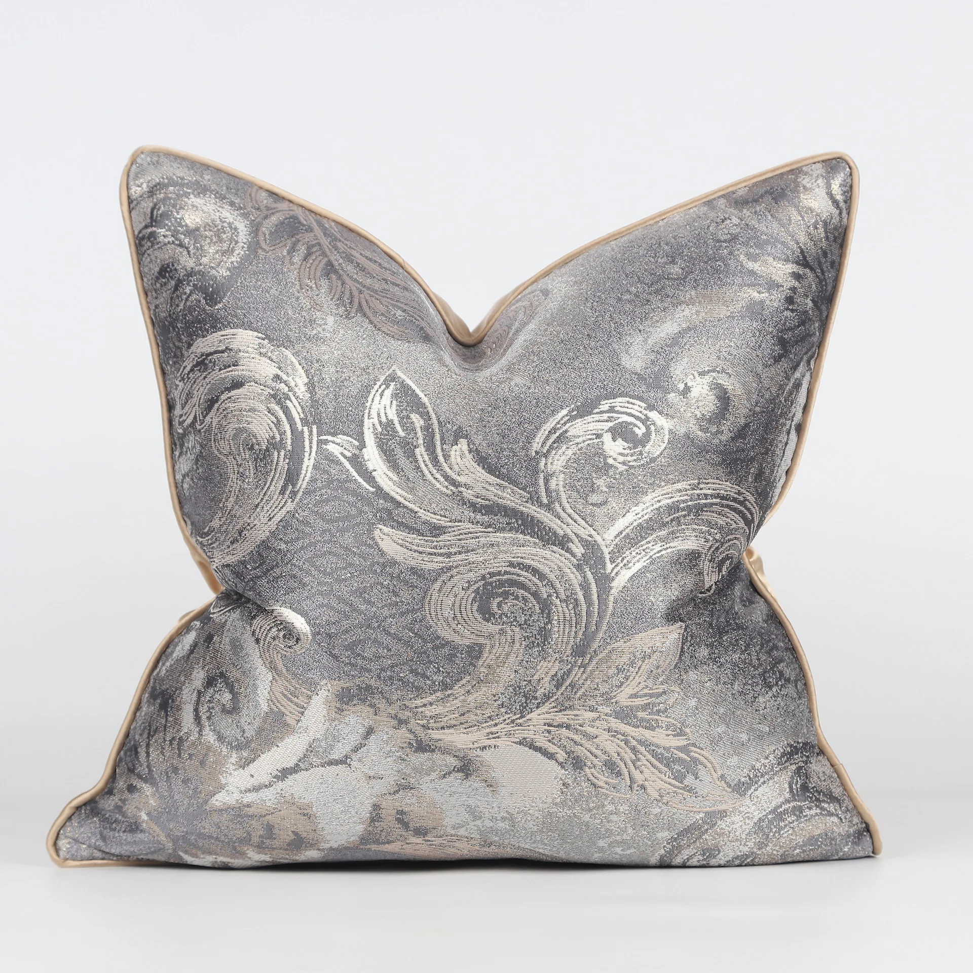 Modern Style Jacquard Cushion Cover Gray Abstract Geometric Wave Design Decorative Pillows Home Bedroom Sofa Backrest Pillowcase
Modern Style Jacquard Cushion Cover Gray Abstract Geometric Wave Design Decorative Pillows Home Bedroom Sofa Backrest Pillowcase