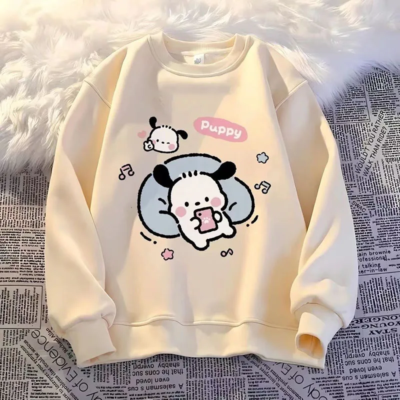 Sanrio Pochacco Kawaii Anime Autumn Winter Fashion Children Loose Top Cute Cartoon New Printed Crew Neck Hoodie Toys for Kids
Sanrio Pochacco Kawaii Anime Autumn Winter Fashion Children Loose Top Cute Cartoon New Printed Crew Neck Hoodie Toys for Kids
