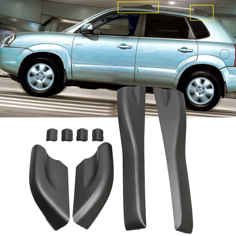 8pcs Vehicle Black Roof Rack Boxes Rail End Protective Cover Shell Cap Black Plastic For Hyundai Tucson 2004-2008 Exterior Parts
8pcs Vehicle Black Roof Rack Boxes Rail End Protective Cover Shell Cap Black Plastic For Hyundai Tucson 2004-2008 Exterior Parts