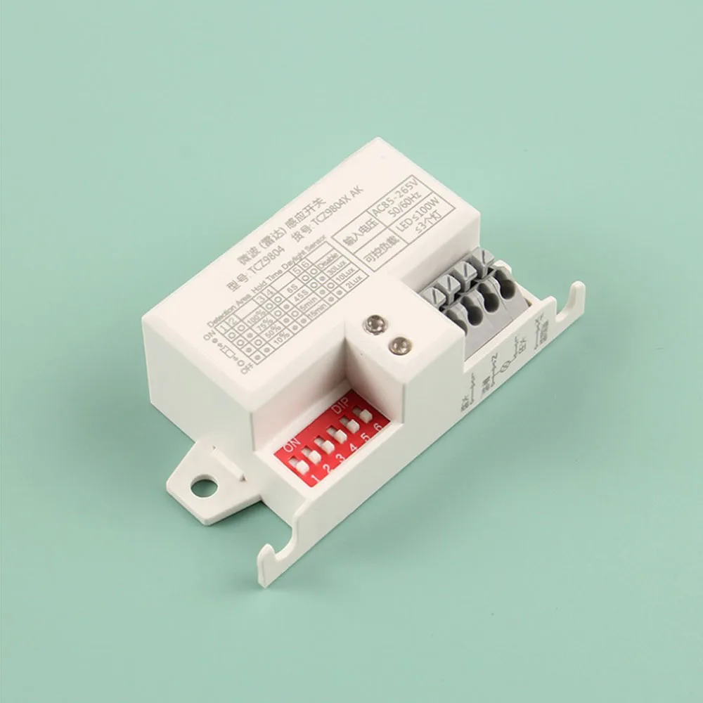 AC85-265V Motion Sensor Switch 5.8GHz Microwave Radar Wireless Body Movement Detector Adjustable Microwave Radar Sensor Switch
AC85-265V Motion Sensor Switch 5.8GHz Microwave Radar Wireless Body Movement Detector Adjustable Microwave Radar Sensor Switch