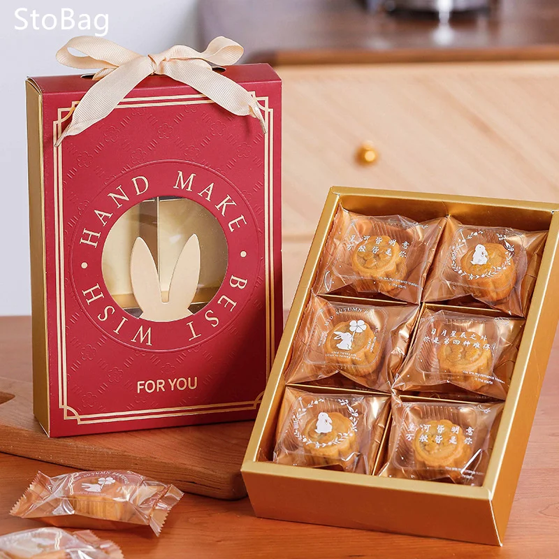 StoBag-Packaging Mooncake Box Packaging with Window Mid-Autumn Pineapple Cake Egg Yolk Festival Baking Kid Party Favors Decorati
StoBag-Packaging Mooncake Box Packaging with Window Mid-Autumn Pineapple Cake Egg Yolk Festival Baking Kid Party Favors Decorati
