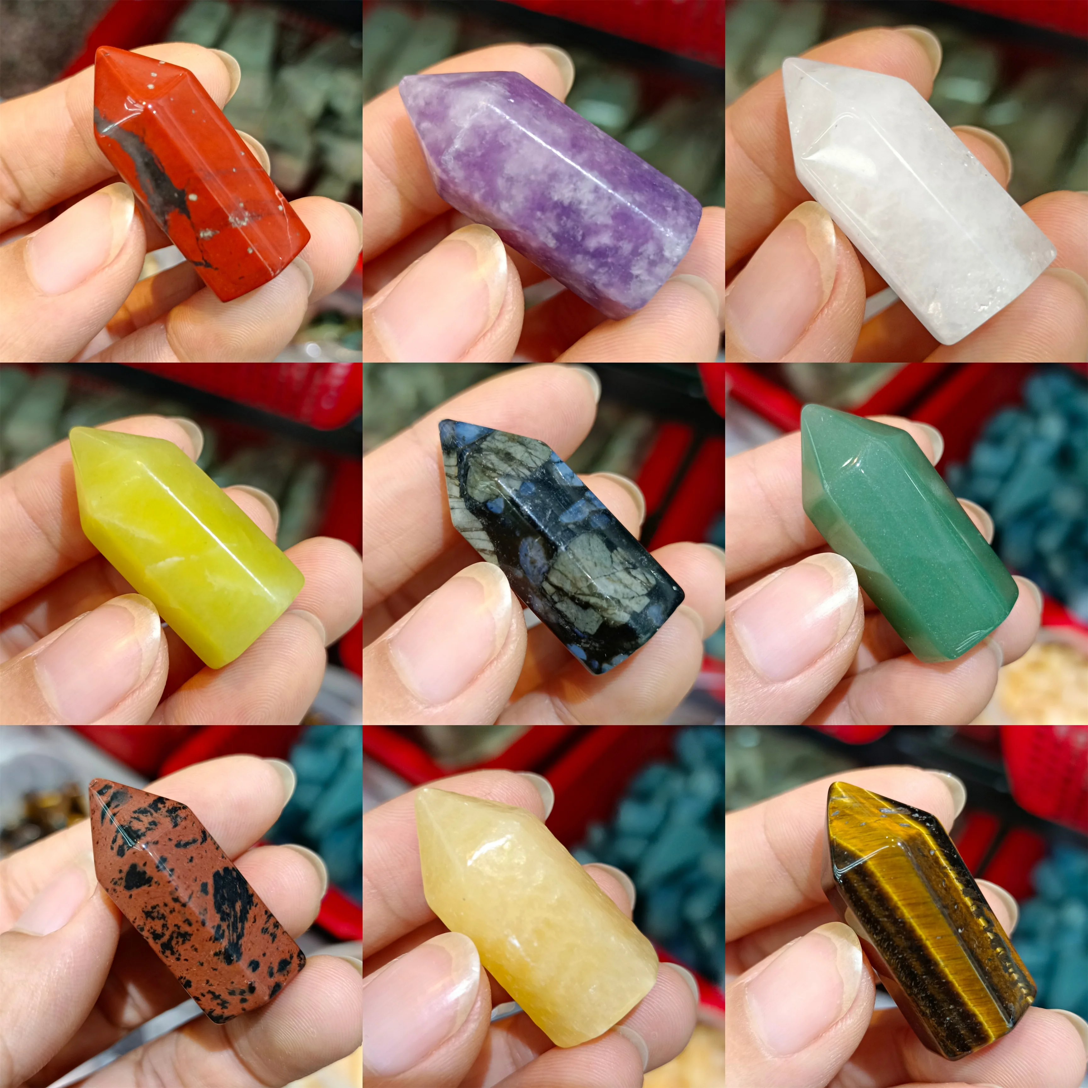 3-4cm Natural Various Crystal Quartz Little Column Mineral Specimen Reiki Healing Energy Meditation Gem Necklace Decoration
3-4cm Natural Various Crystal Quartz Little Column Mineral Specimen Reiki Healing Energy Meditation Gem Necklace Decoration