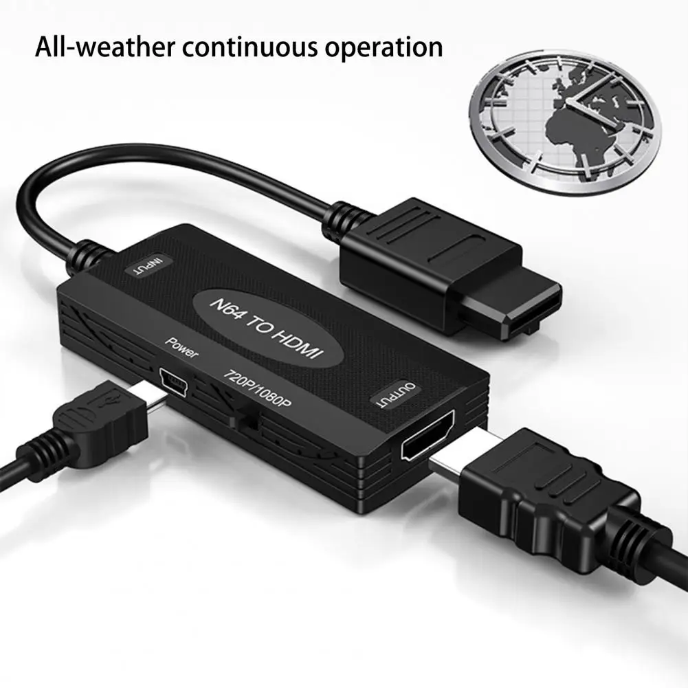 Video Adapter Cable 1 Set Professional High Resolution Easy Installation N64 to HDMI-compatible Non-delayed Video Adapter
Video Adapter Cable 1 Set Professional High Resolution Easy Installation N64 to HDMI-compatible Non-delayed Video Adapter