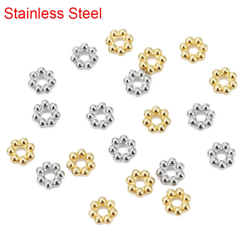 30pcs Stainless Steel Spacer Beads Lot Dia 3 4 5 6 mm Gold Color Loose Large Hole Charm Beads For Bracelet Diy Jewelry Making
30pcs Stainless Steel Spacer Beads Lot Dia 3 4 5 6 mm Gold Color Loose Large Hole Charm Beads For Bracelet Diy Jewelry Making