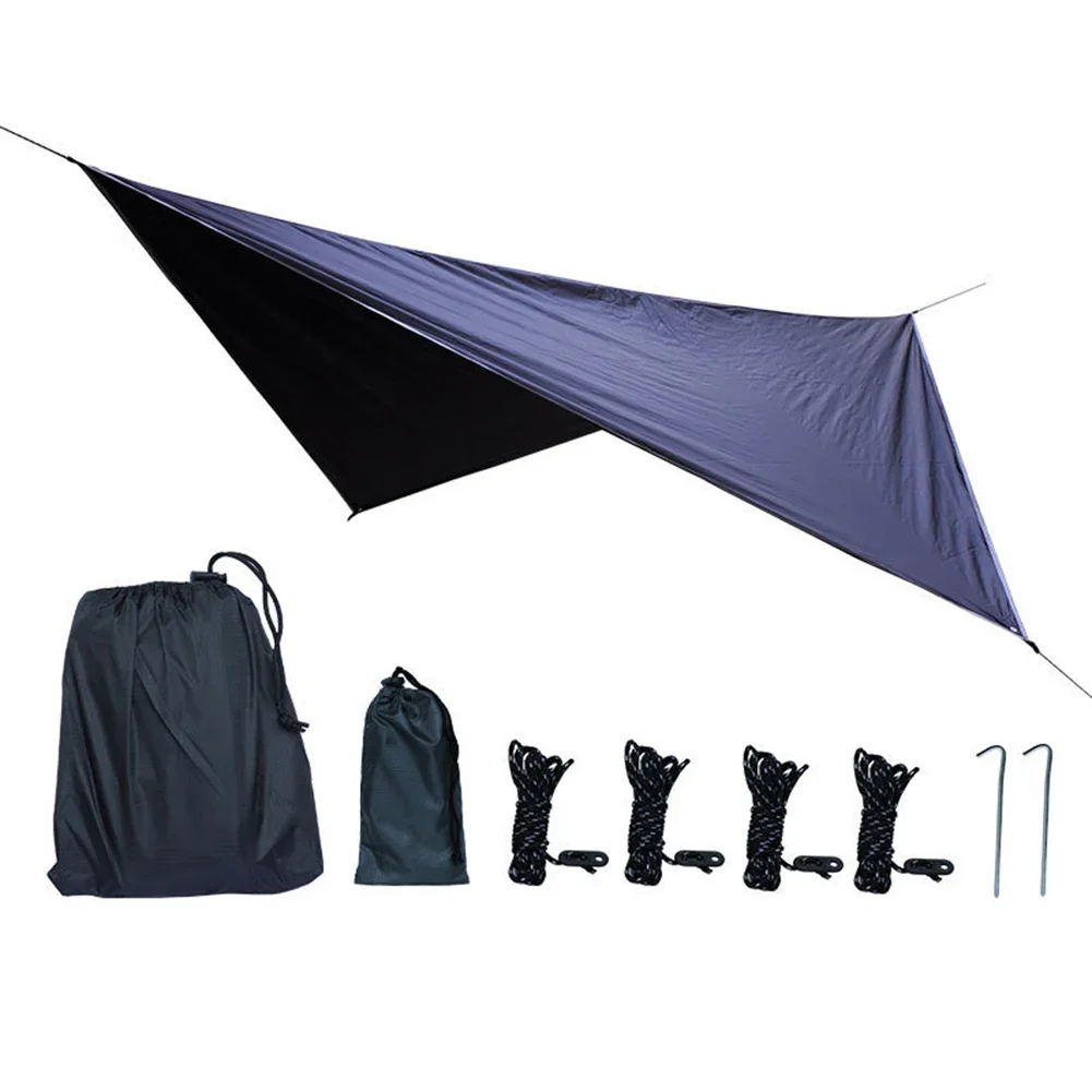 Camping Tarp Sunshade Canopy Ground Nails Outdoor Rainproof Storage Bag Tent Waterproof High Quality For Hiking
Camping Tarp Sunshade Canopy Ground Nails Outdoor Rainproof Storage Bag Tent Waterproof High Quality For Hiking
