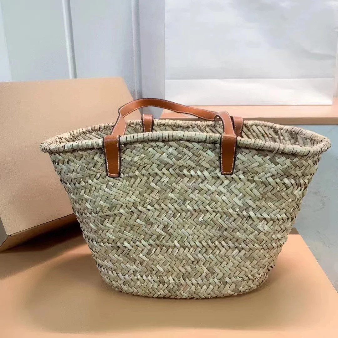 2022 New Style Large Capacity Basket Women Handbag Hand Woven Straw Woven Bag Tote Bag New Summer Beach Bag
2022 New Style Large Capacity Basket Women Handbag Hand Woven Straw Woven Bag Tote Bag New Summer Beach Bag