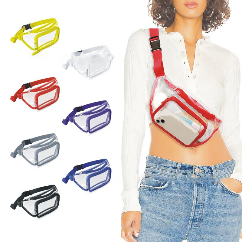 Men Woman Fanny Pack Transparent Clear Messenger Bag High Quality Waist Pack Waterproof Belt Fashion Chest Bag Tote Bag Purse
Men Woman Fanny Pack Transparent Clear Messenger Bag High Quality Waist Pack Waterproof Belt Fashion Chest Bag Tote Bag Purse