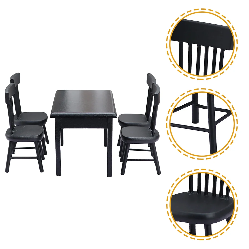 5 Pcs Miniature Kits Dining Table Furniture Decoration Garden Set Chair Toy Model Micro Scene
5 Pcs Miniature Kits Dining Table Furniture Decoration Garden Set Chair Toy Model Micro Scene