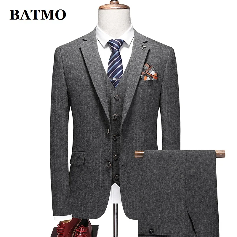 BATMO 2022 new arrival spring&autumn casual striped suits men,male wedding dress,size S-4XL 17212
BATMO 2022 new arrival spring&autumn casual striped suits men,male wedding dress,size S-4XL 17212