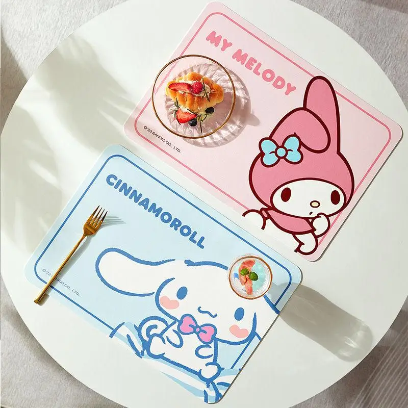 Коврик для еды Hello Kitty Kawaii Sanrio My Melody Cinnamoroll мультяшный водонепроницаемый маслостойкий домашний противоожоговый коврик кухонные принадлежности
Коврик для еды Hello Kitty Kawaii Sanrio My Melody Cinnamoroll мультяшный водонепроницаемый маслостойкий домашний противоожоговый коврик кухонные принадлежности
