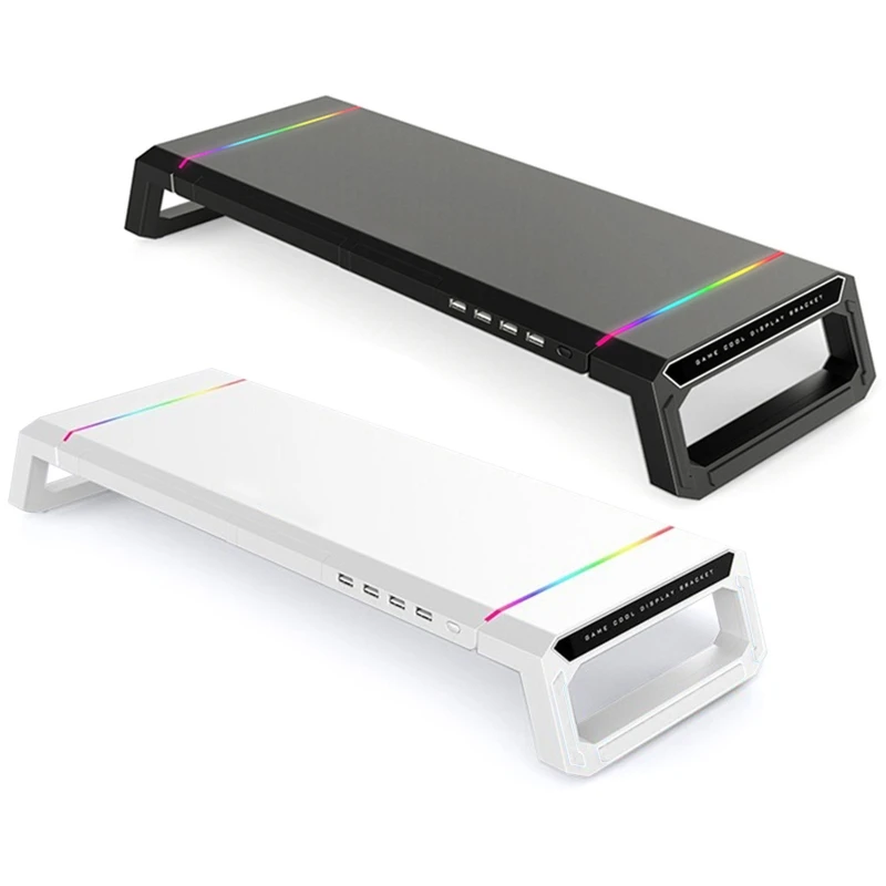 Держатель настольного монитора RGB с 4 USB 2.0 Подставка для ноутбука Подставка для экрана компьютера 25UB
Держатель настольного монитора RGB с 4 USB 2.0 Подставка для ноутбука Подставка для экрана компьютера 25UB