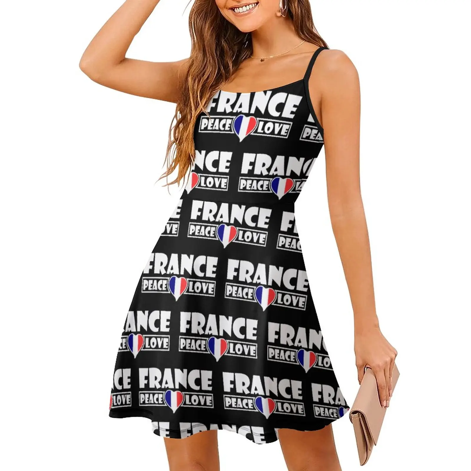 République Française France Flag 9 Women's Sling Dress Hot Sale Sexy Woman's Dress Geeky Vacations Suspender Dress
République Française France Flag 9 Women's Sling Dress Hot Sale Sexy Woman's Dress Geeky Vacations Suspender Dress