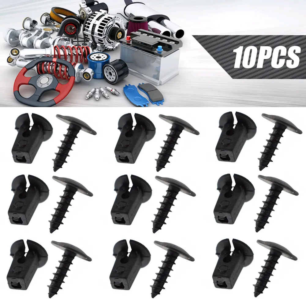 10Set Fender Liner Mudguard Fastener Clips Screws Retainer for Volkswagen VW Passat B5 B6 B7 CC Golf MK6 Tiguan Touran Polo
10Set Fender Liner Mudguard Fastener Clips Screws Retainer for Volkswagen VW Passat B5 B6 B7 CC Golf MK6 Tiguan Touran Polo