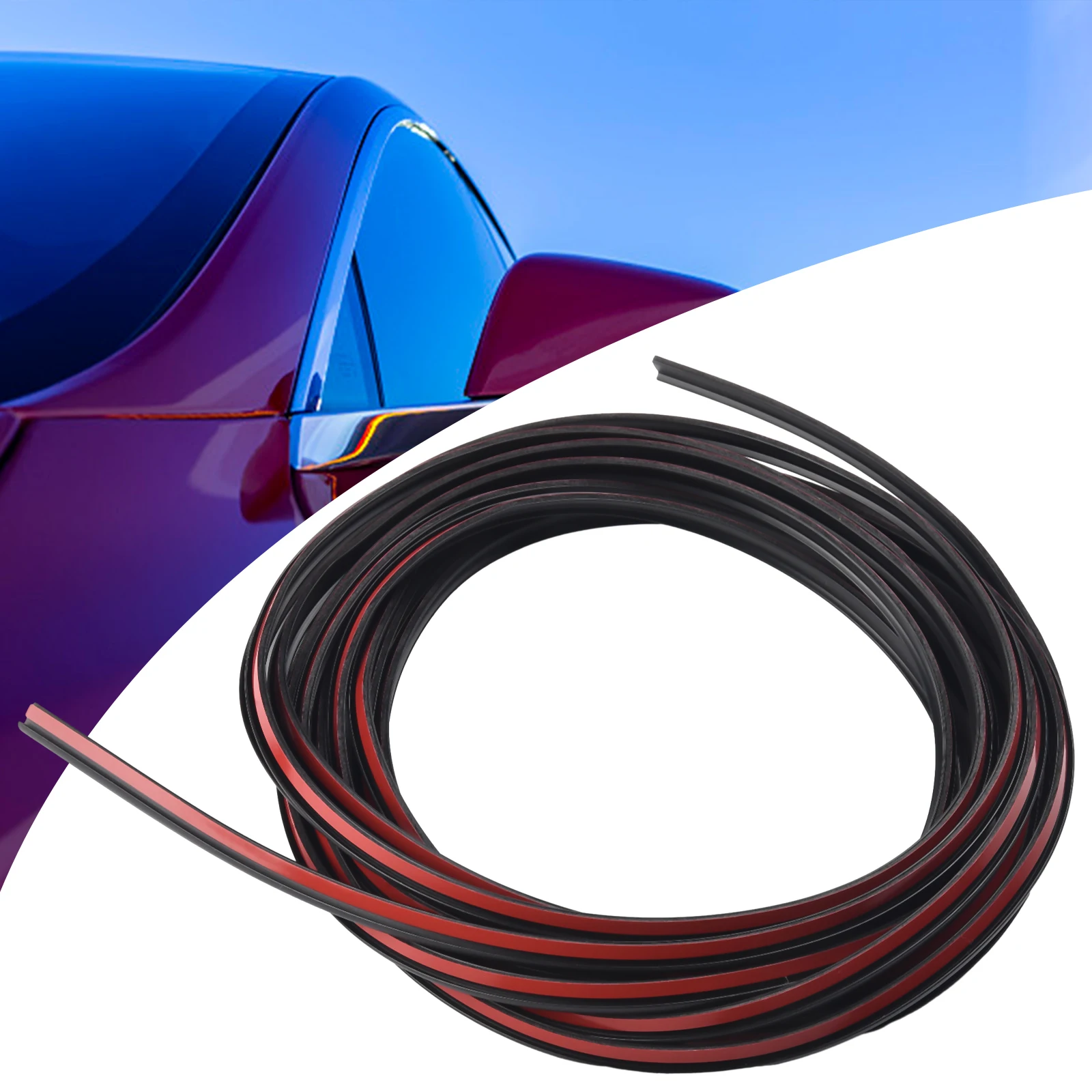 Sealing Strip Black For Front Rear Bumper Rubber 5 M/Roll Bumper Edge For Car Side Skirt T-Type Trim Practical 5mm*7mm
Sealing Strip Black For Front Rear Bumper Rubber 5 M/Roll Bumper Edge For Car Side Skirt T-Type Trim Practical 5mm*7mm