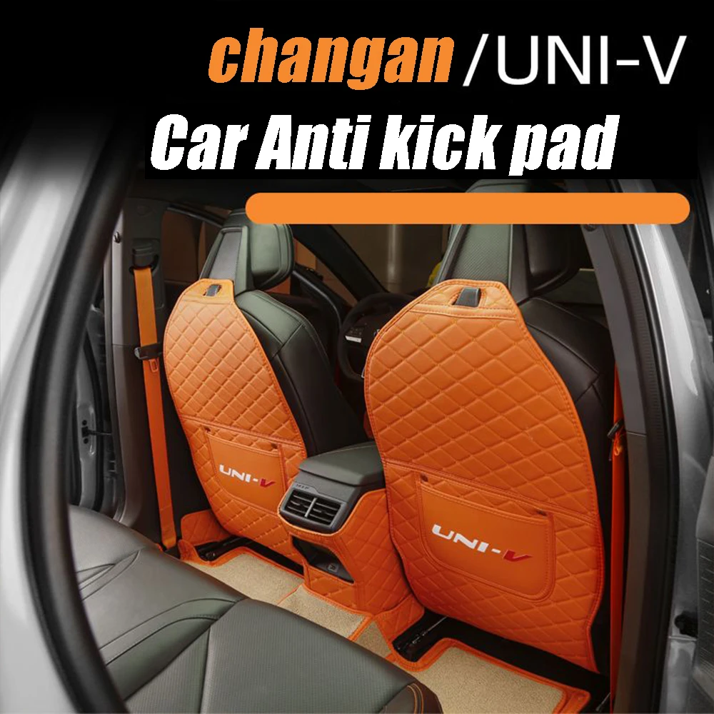 Leather Car Seat Rear Air Outlet Anti Kick Pad/dust/scratch Decor Back Cover Trim For Changan UNIV UNI-V 2022-2024 Accessories
Leather Car Seat Rear Air Outlet Anti Kick Pad/dust/scratch Decor Back Cover Trim For Changan UNIV UNI-V 2022-2024 Accessories