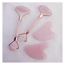Guasha Board Natural Pink Crystal Jade Gua Sha Scraper Roller Face-lifting Double-headed Massager Scraping Maderoterapia
Guasha Board Natural Pink Crystal Jade Gua Sha Scraper Roller Face-lifting Double-headed Massager Scraping Maderoterapia