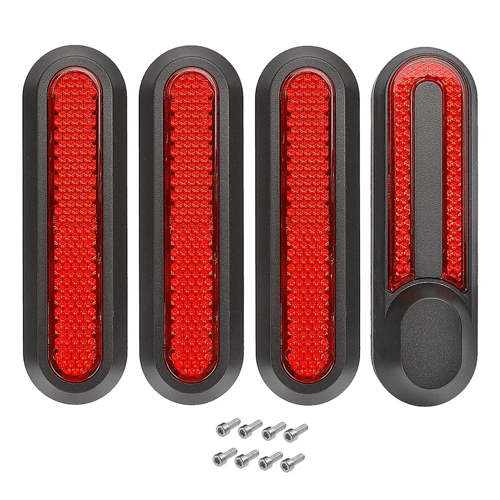 4pc Electric Scooter Reflectors Night Warning Prismatic Safety Warning Light For Xiaomi M365 Pro Pro2 1S Scooter Reflector Parts
4pc Electric Scooter Reflectors Night Warning Prismatic Safety Warning Light For Xiaomi M365 Pro Pro2 1S Scooter Reflector Parts