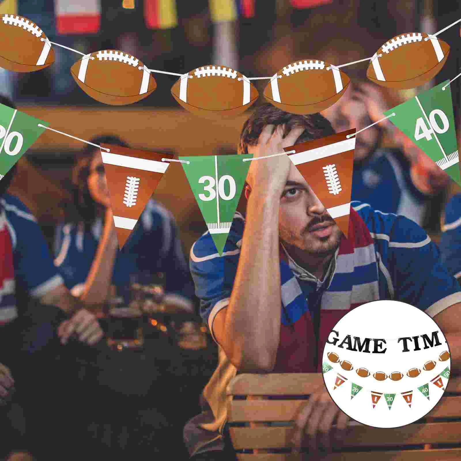 3 комплекта, баннер для американского футбола, украшения для американского футбола
3 комплекта, баннер для американского футбола, украшения для американского футбола