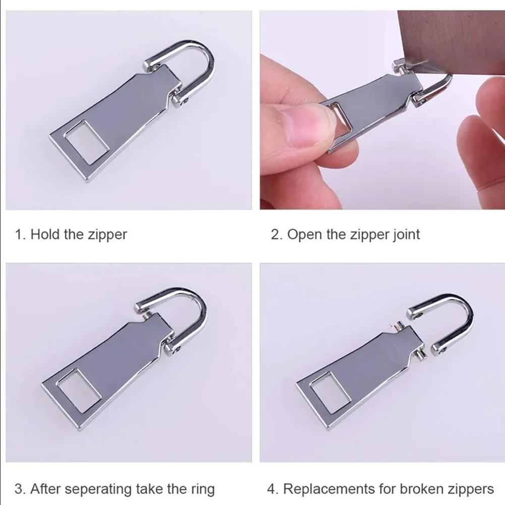 Zip Replacement for Slider 10pcs Zip Pendant Handle Set for Luggage Bags Multiple Sizes Polished and Mirrored Finish
Zip Replacement for Slider 10pcs Zip Pendant Handle Set for Luggage Bags Multiple Sizes Polished and Mirrored Finish