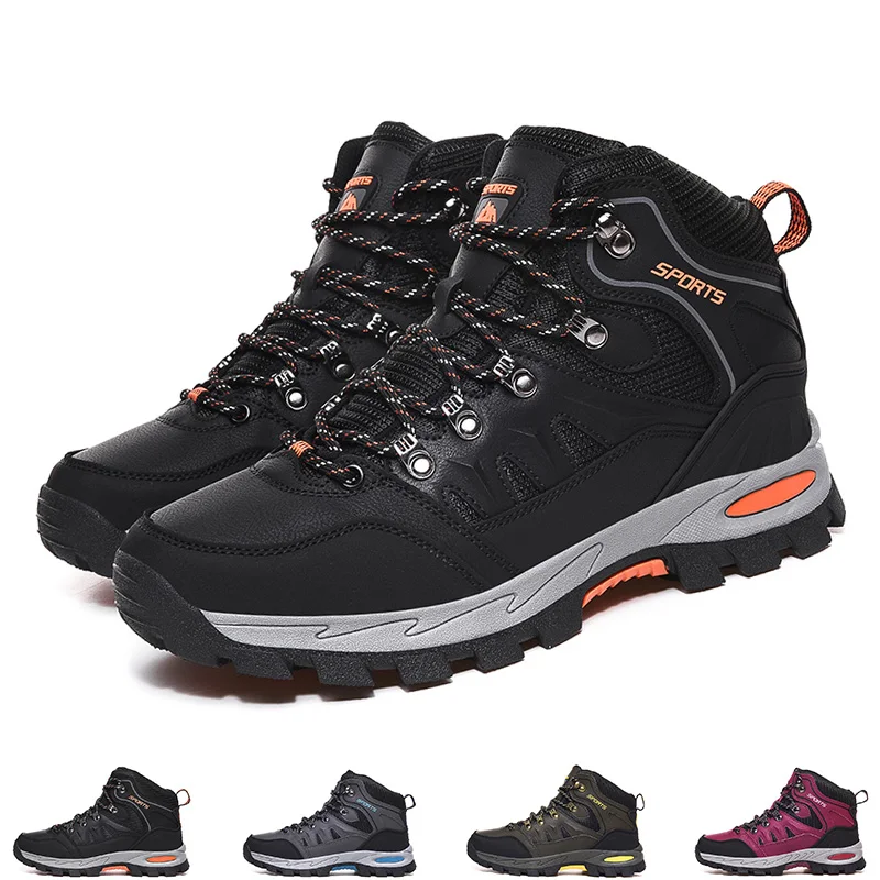 

2023 Hiking Boots Men Unisex Breathable Trail Trekking Boots Women Lace Up Designer Outdoor Boots Men Climbing Free Shipping
