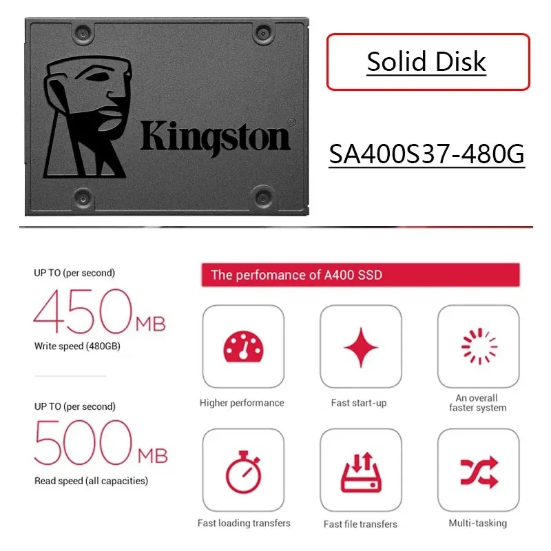 Kingston 960GB Sata SSD A400 SATAIII 2.5Inch 480GB SSD Hard Drive Disk HDD Solid State Drive Disco SSD 240GB Notebook PC
Kingston 960GB Sata SSD A400 SATAIII 2.5Inch 480GB SSD Hard Drive Disk HDD Solid State Drive Disco SSD 240GB Notebook PC