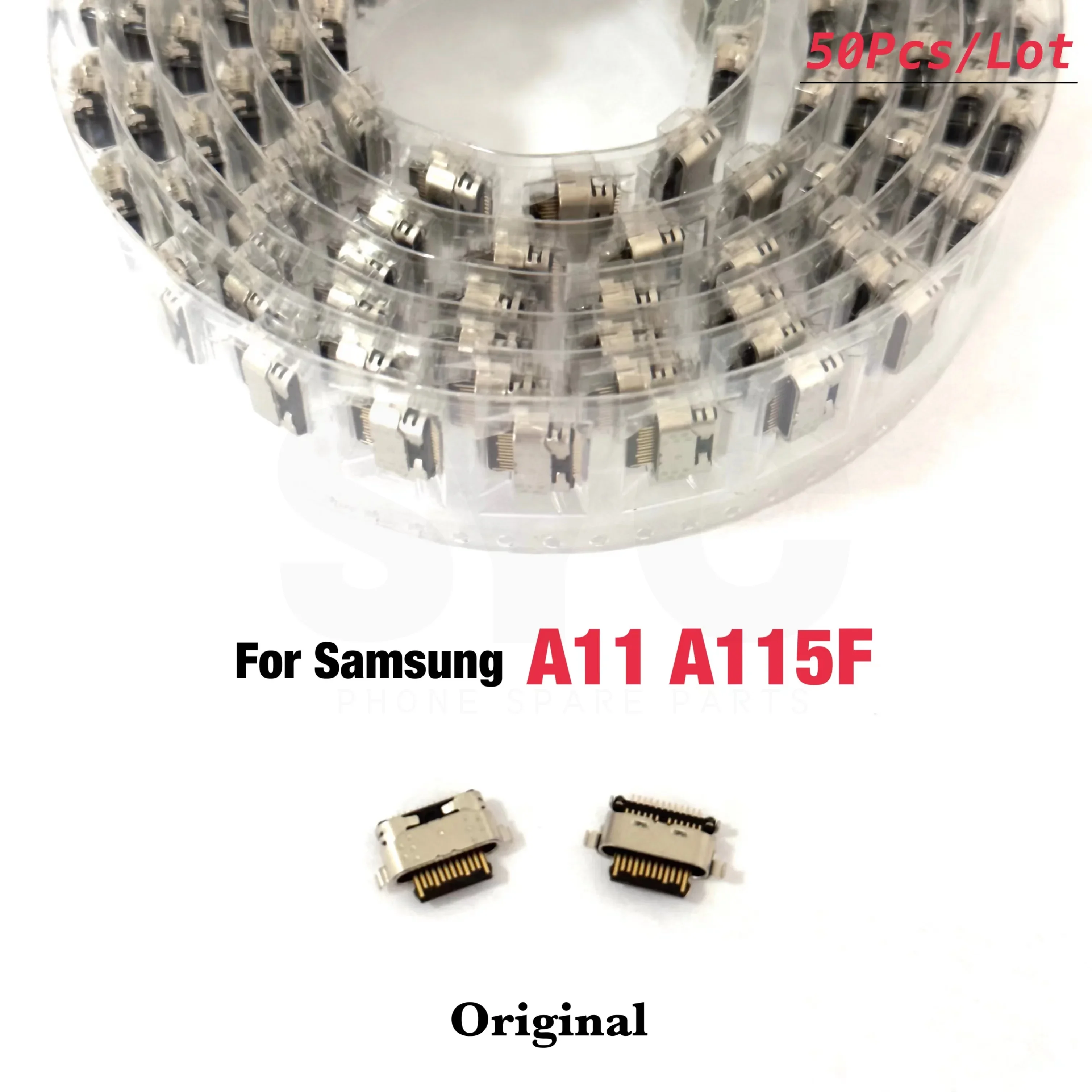 

50Pcs/Lot Original USB Charging Port Jack socket charger Connector dock For Samsung A11 A04E A02S A03S A01 Core M11