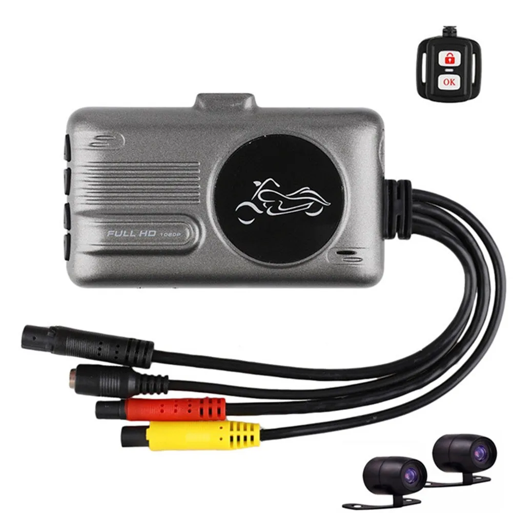 1080P HD 3 INCH Dual Camera Motorcycle DVR Dash Cam Driving Recorder Waterproof Car Recorder With Cable Control
1080P HD 3 INCH Dual Camera Motorcycle DVR Dash Cam Driving Recorder Waterproof Car Recorder With Cable Control