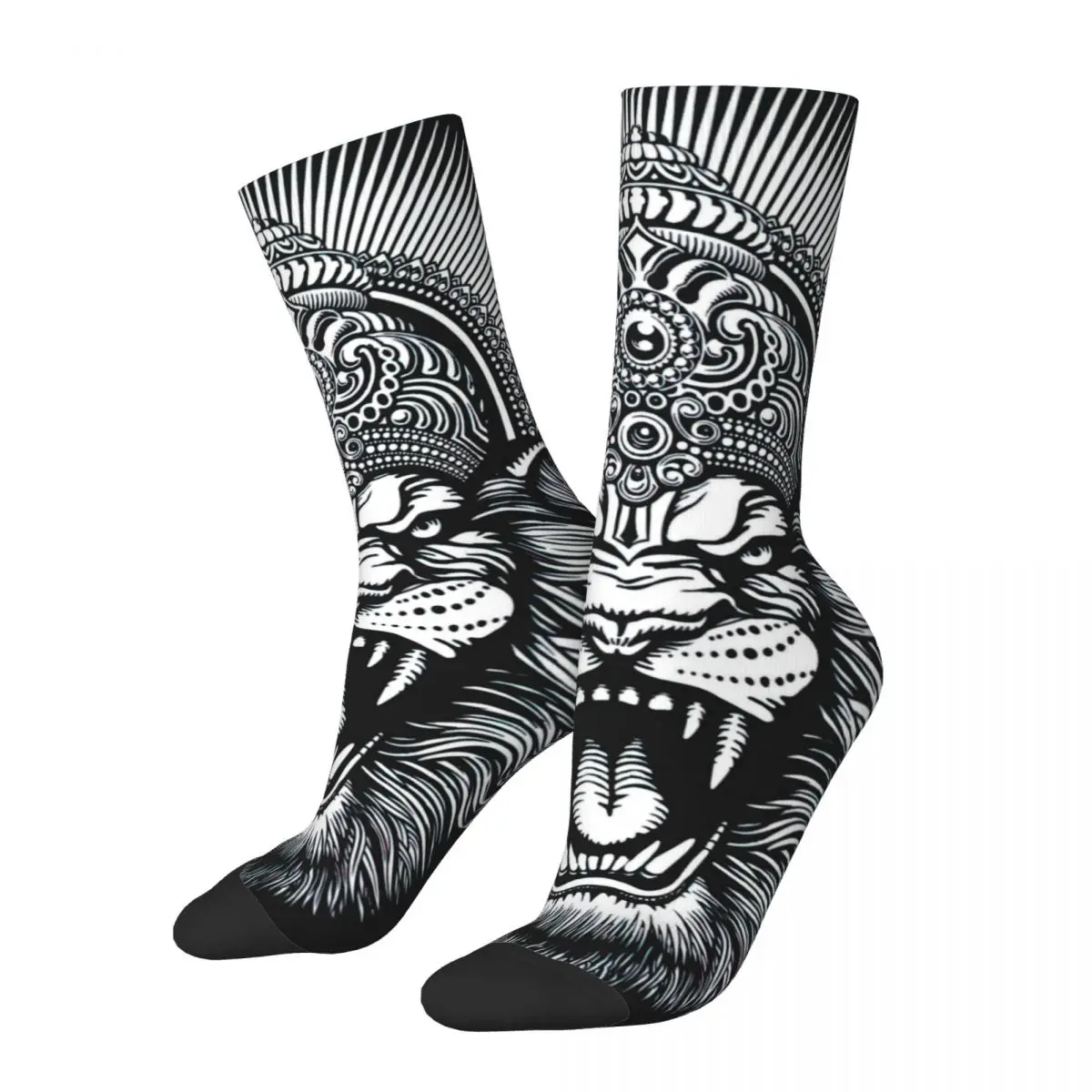 

Narasimha In Black Adult Socks 3D Print Unisex Socks Men Socks Women Socks