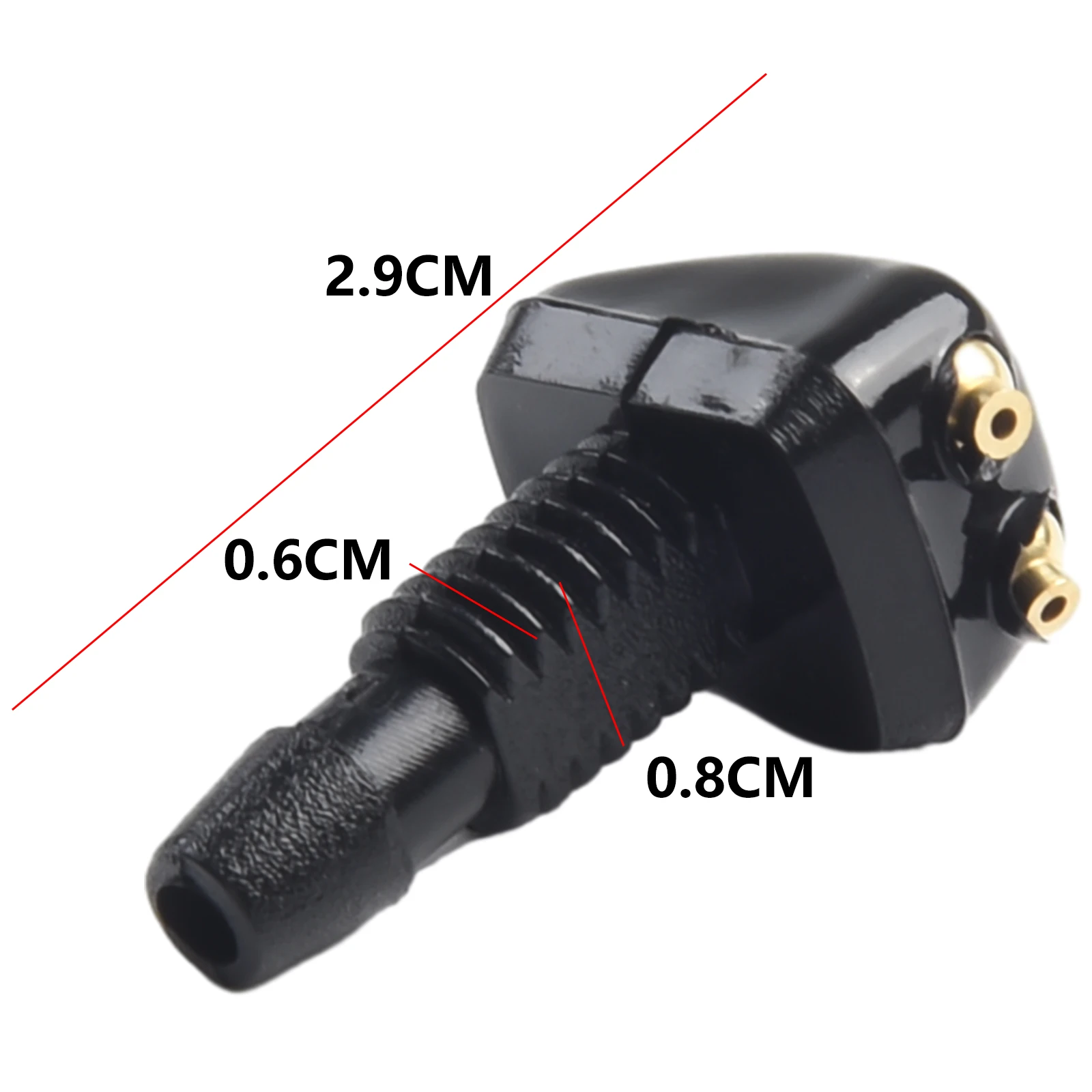 Washer Jet Washer Wiper Nozzle Car Accessories Anti-corrosion Black Dual Holes Windshield 2PCS ABS Plastic Car Windscreen
Washer Jet Washer Wiper Nozzle Car Accessories Anti-corrosion Black Dual Holes Windshield 2PCS ABS Plastic Car Windscreen