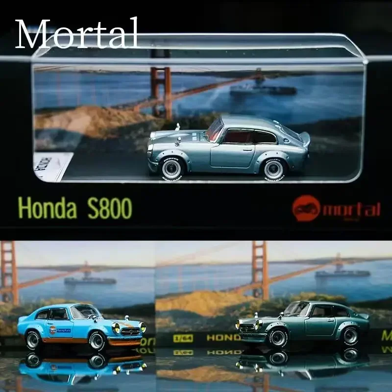

Mortal 1:64 Honda S800 Blue / Silver Blue limited299 Diecast Model Car