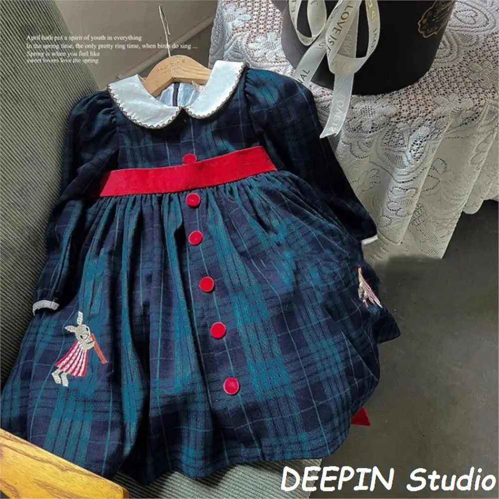 Girls Dresses for Eid Kids 2024 SW New Fall Plaid Carton Bunny Rabbit Embroidery Ball Gowns Toddlers Lolita Dress for Easter Day
Girls Dresses for Eid Kids 2024 SW New Fall Plaid Carton Bunny Rabbit Embroidery Ball Gowns Toddlers Lolita Dress for Easter Day