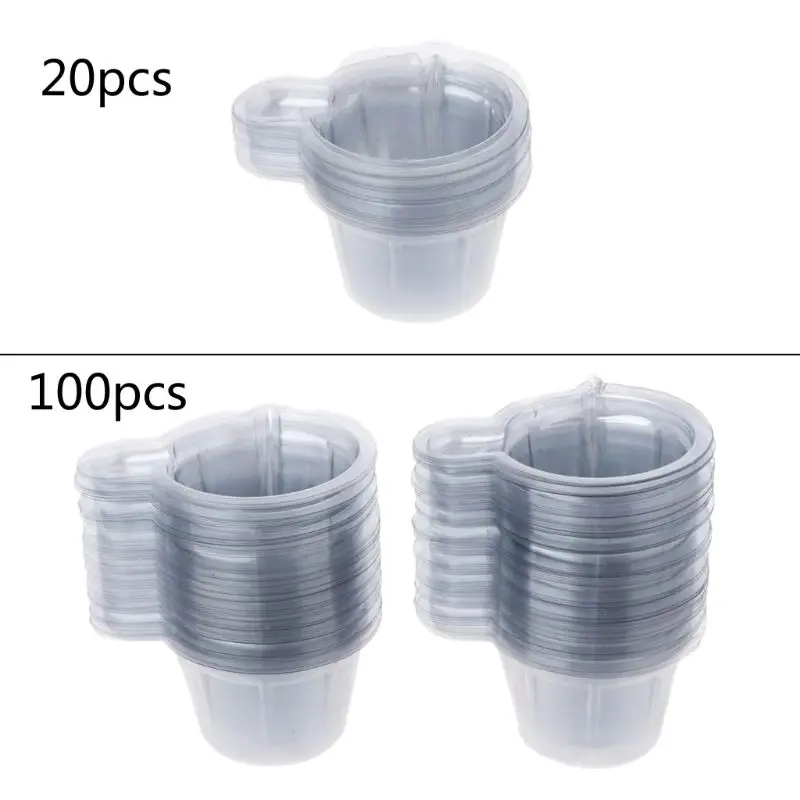 20/100 Pcs 40ML Plastic Disposable Cups Dispenser For DIY Epoxy Resin Jewelry Making
20/100 Pcs 40ML Plastic Disposable Cups Dispenser For DIY Epoxy Resin Jewelry Making