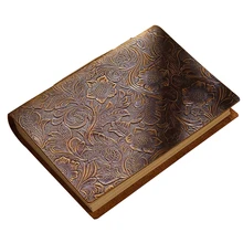 Carved Flower Genuine Leather Cover Notebook 200 Sheets Paper 19*14cm Handmade Cowhide Diary Vintage Notapad Note Book Gift
Carved Flower Genuine Leather Cover Notebook 200 Sheets Paper 19*14cm Handmade Cowhide Diary Vintage Notapad Note Book Gift